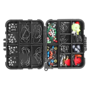188Pcs Fishing Accessory Kit Portable Set with Tackle Box