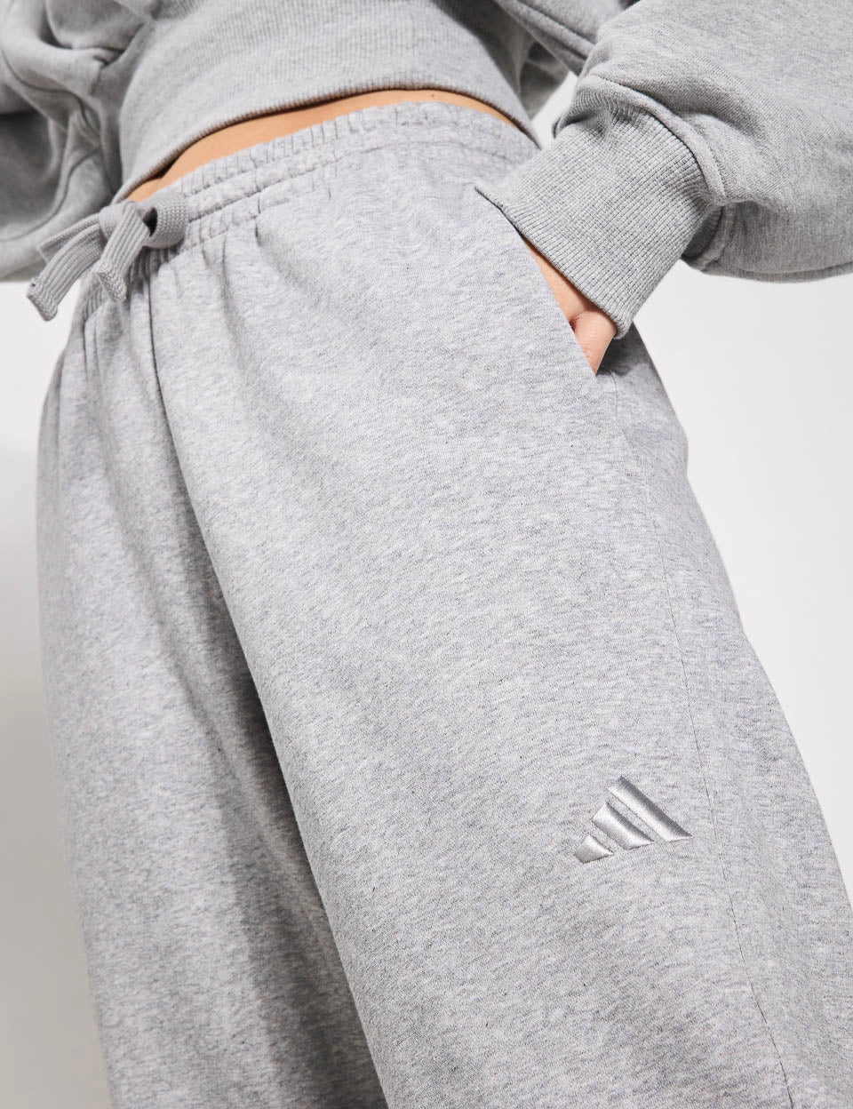 ALL SZN Fleece Loose Joggers - Medium Grey Heather