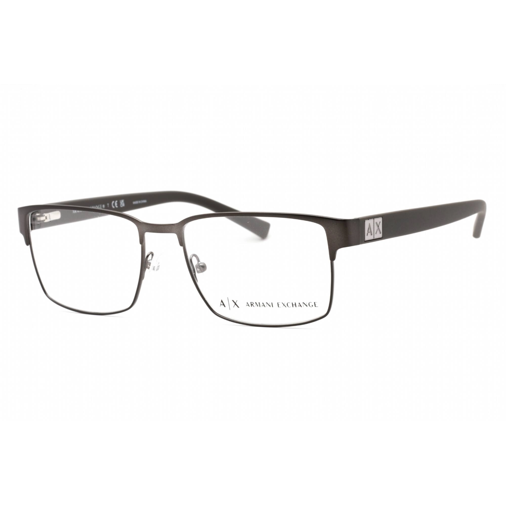 Armani Exchange Men's Eyeglasses - Dark Matte Gunmetal Rectangular | 0AX1019L 6089