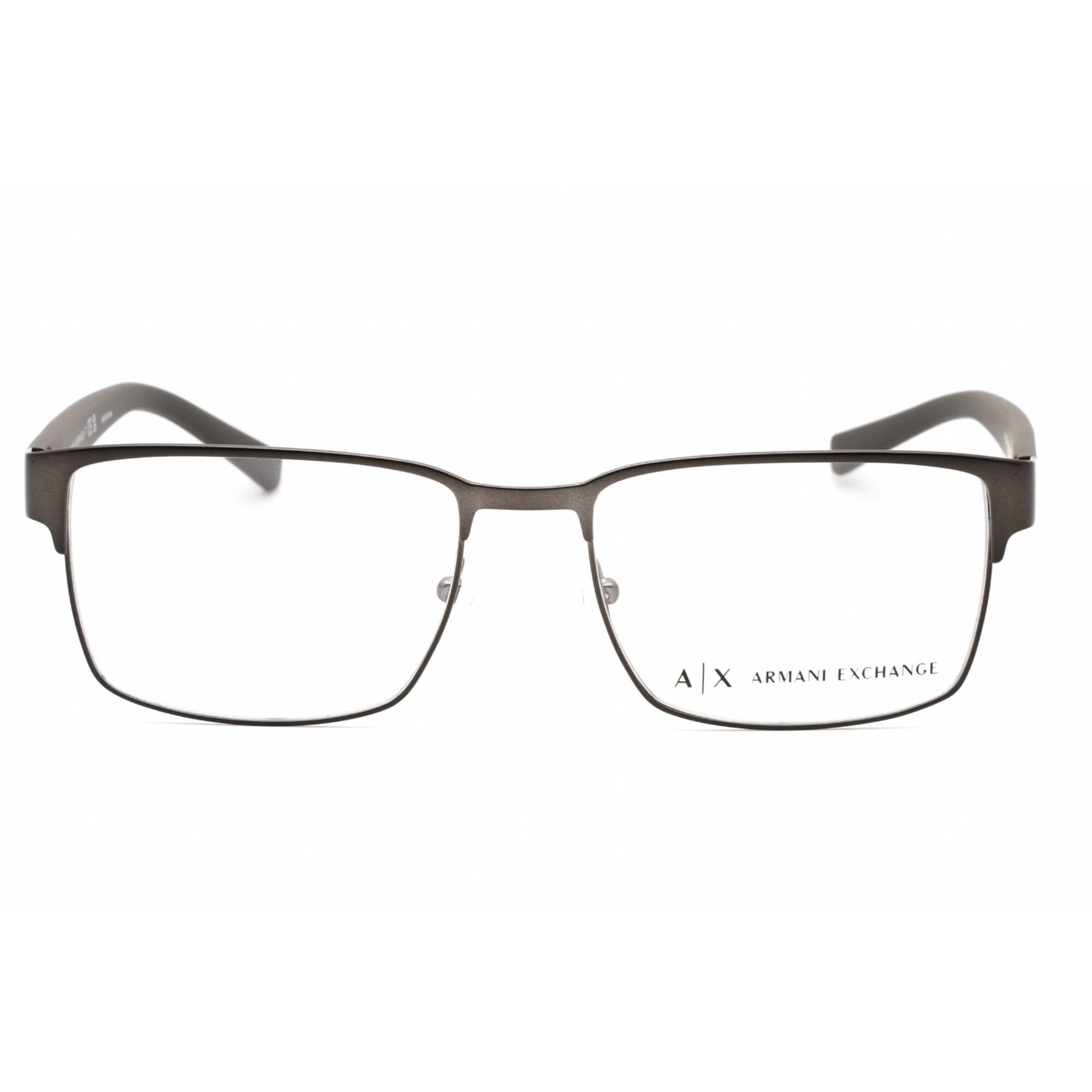 Armani Exchange Men's Eyeglasses - Dark Matte Gunmetal Rectangular | 0AX1019L 6089
