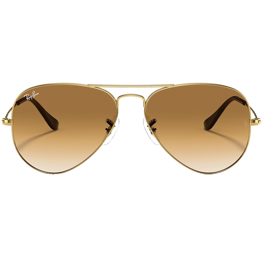 Aviator Polished Gold/Gradient Brown