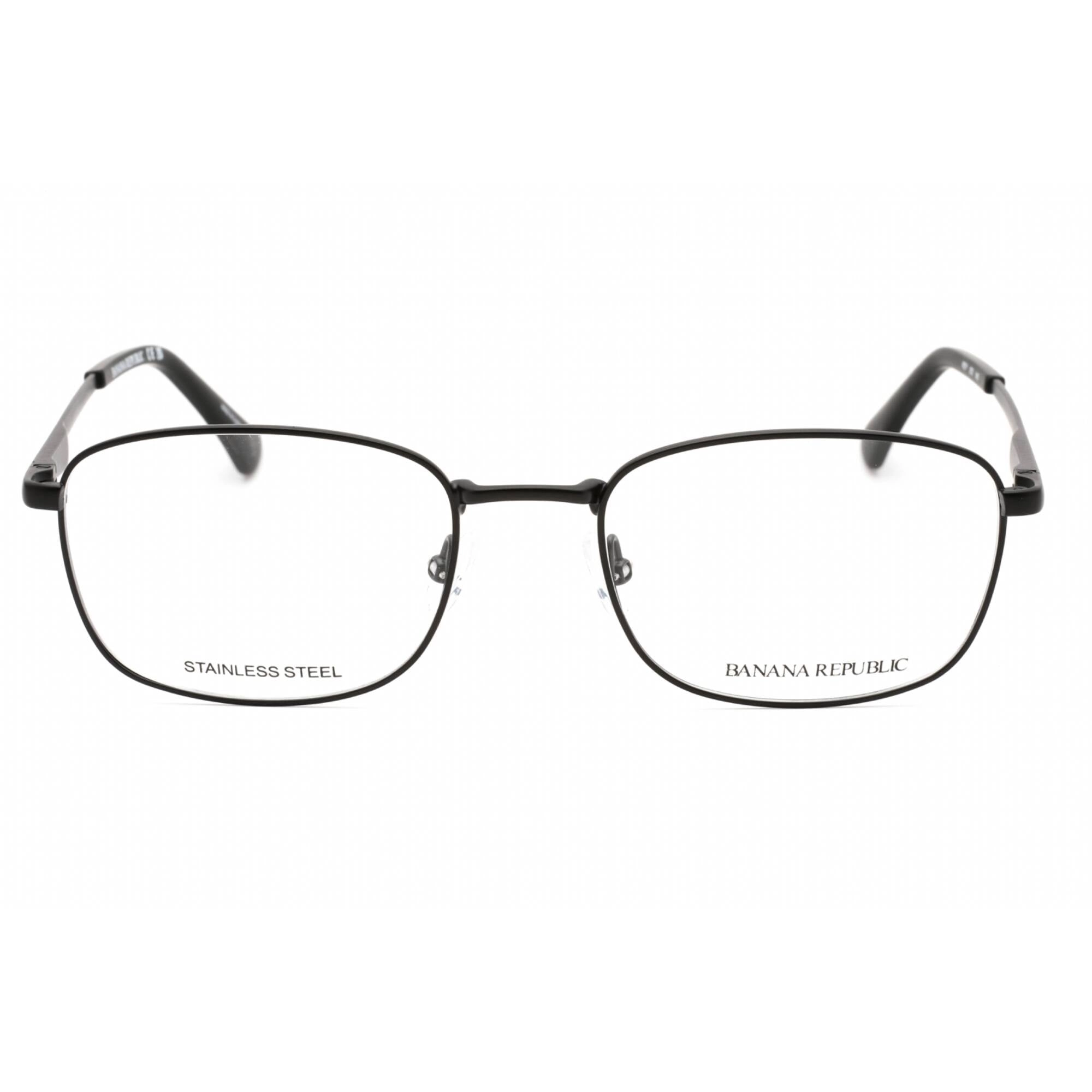 Banana Republic Men's Eyeglasses - Matte Black Metal Rectangular Frame | Roy 0003 00
