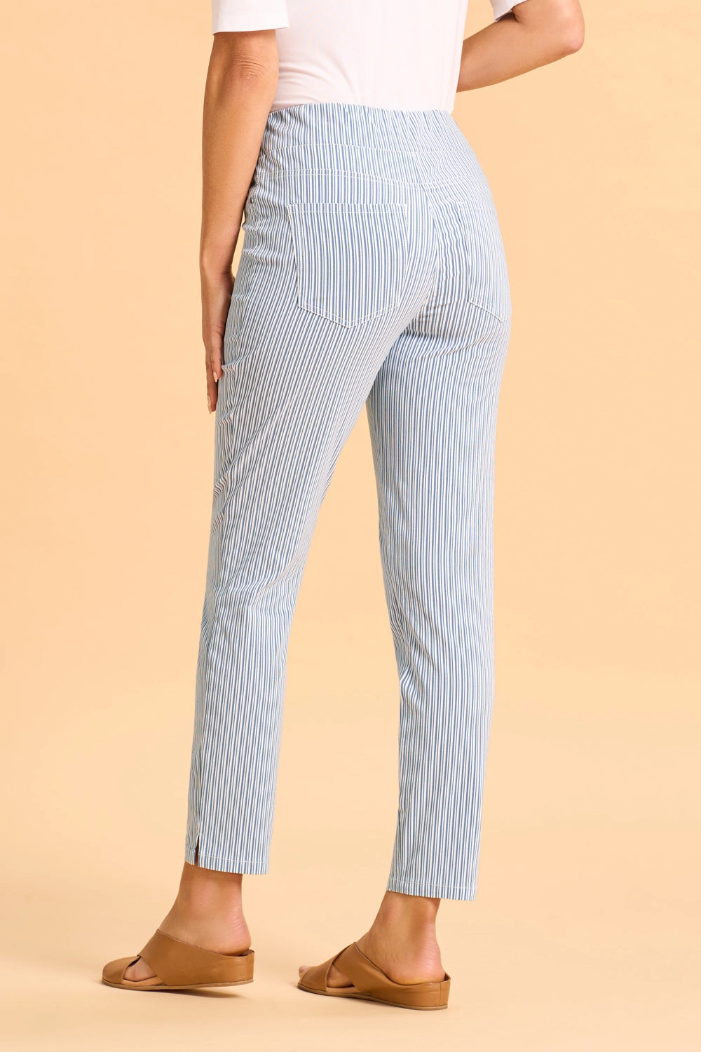 Bengajean® 7/8 Seersucker - Navy & White Stripe