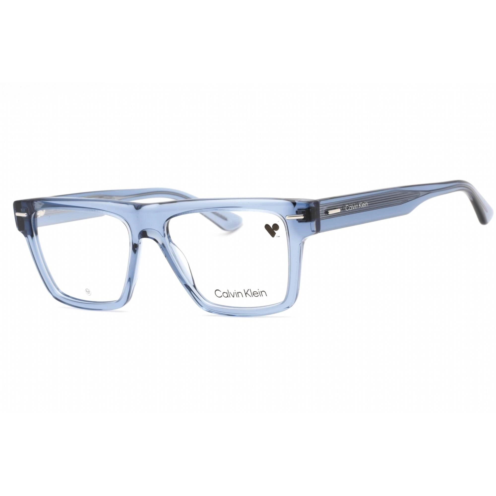 Calvin Klein Men's Eyeglasses - Blue Rectangular Frame Clear Lens | CK23522 414