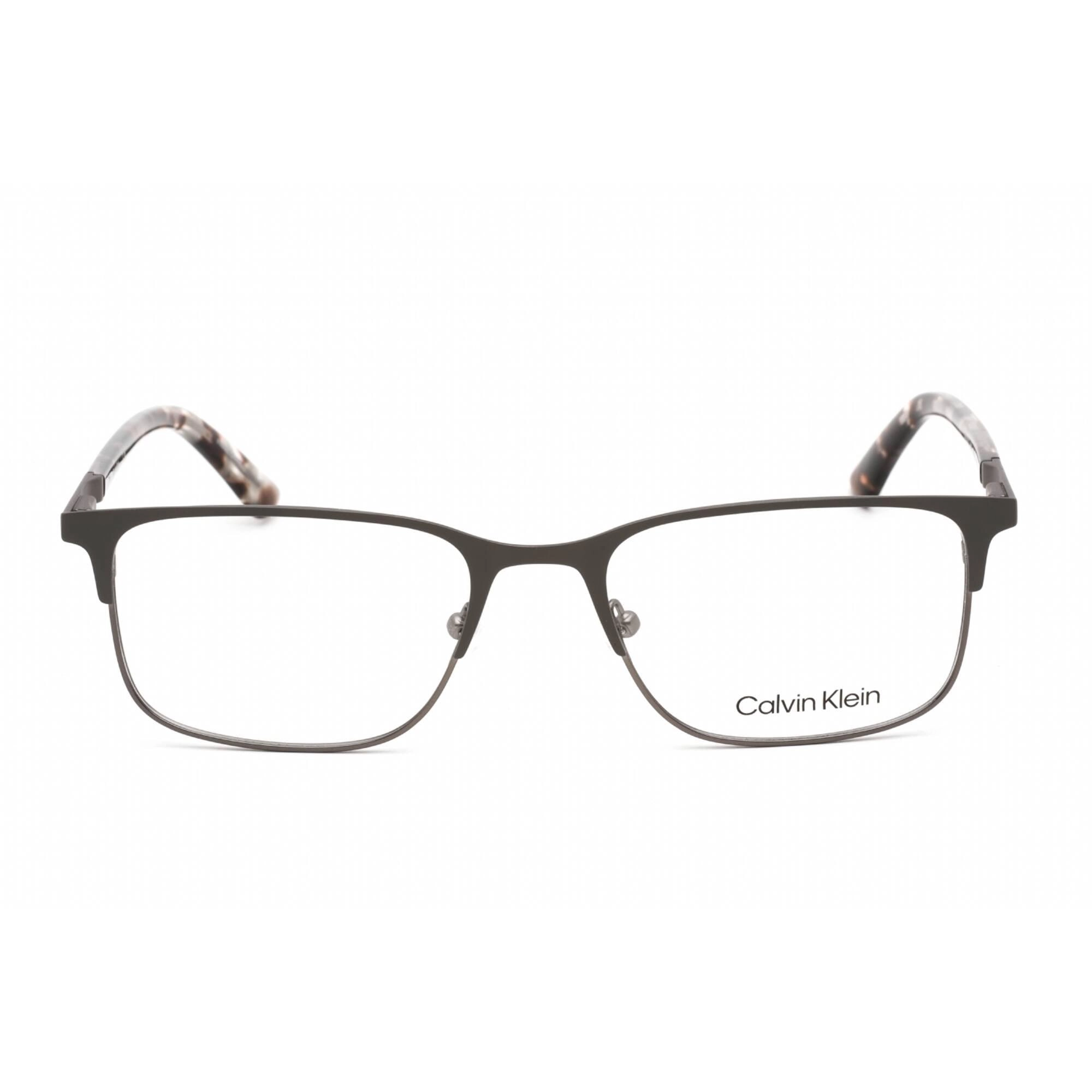 Calvin Klein Men's Eyeglasses - Full Rim Rectangular Matte Grey Frame | CK 19312 020