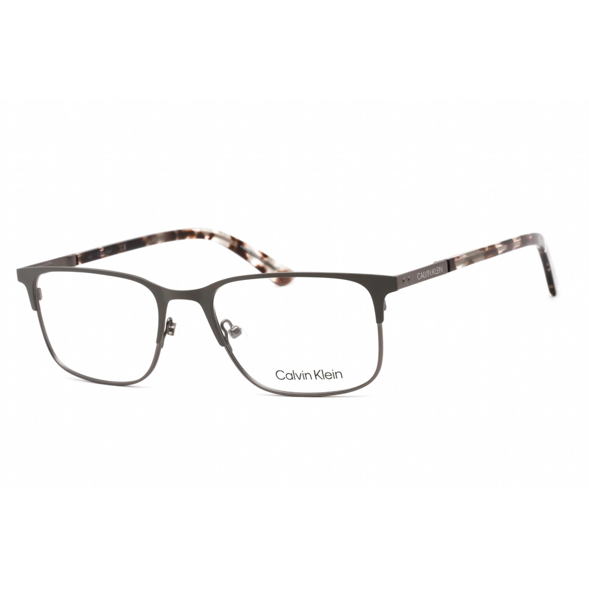 Calvin Klein Men's Eyeglasses - Full Rim Rectangular Matte Grey Frame | CK 19312 020