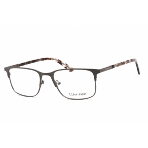 Calvin Klein Men's Eyeglasses - Full Rim Rectangular Matte Grey Frame | CK 19312 020