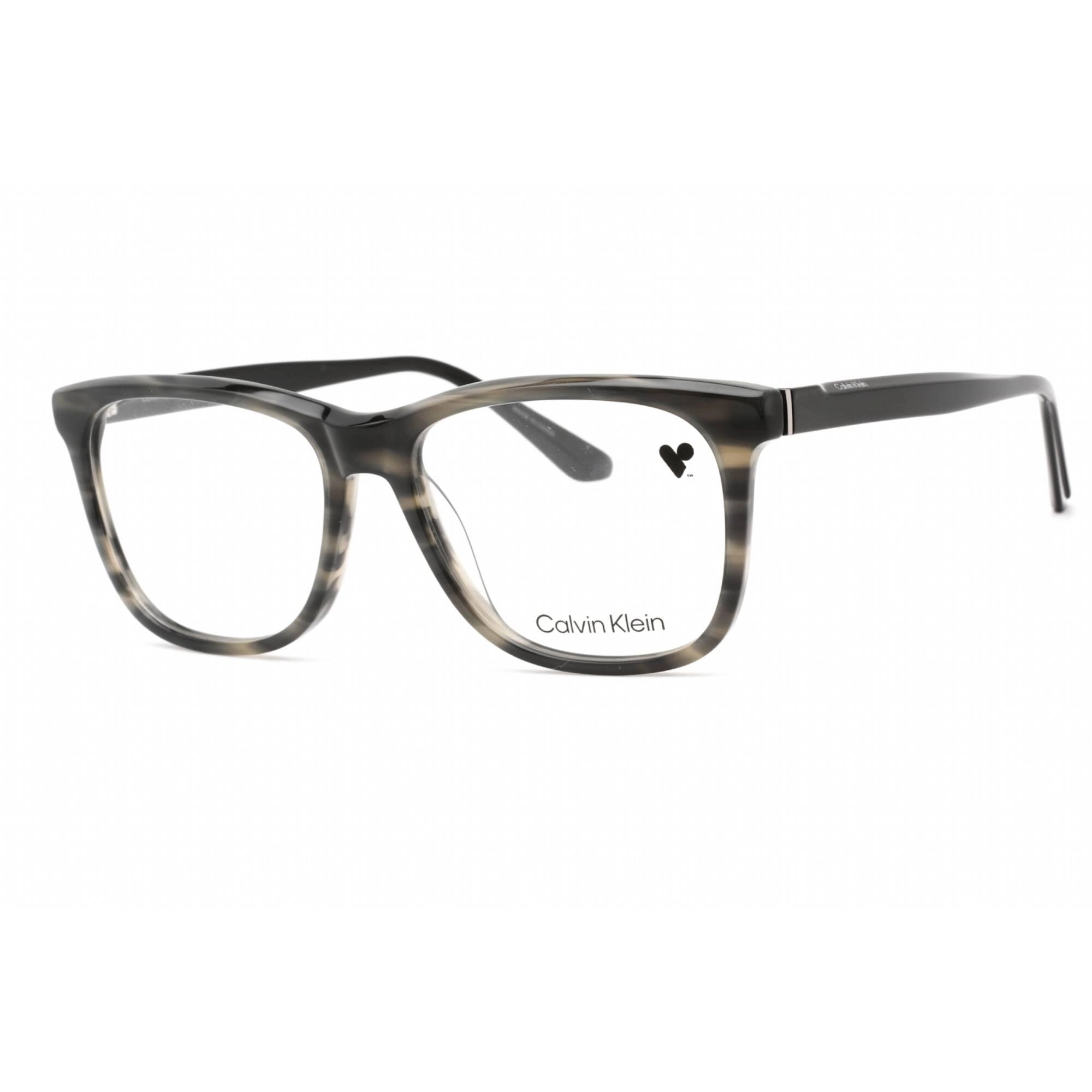 Calvin Klein Men's Eyeglasses - Grey Havana Plastic Rectangular Frame | CK22507 025