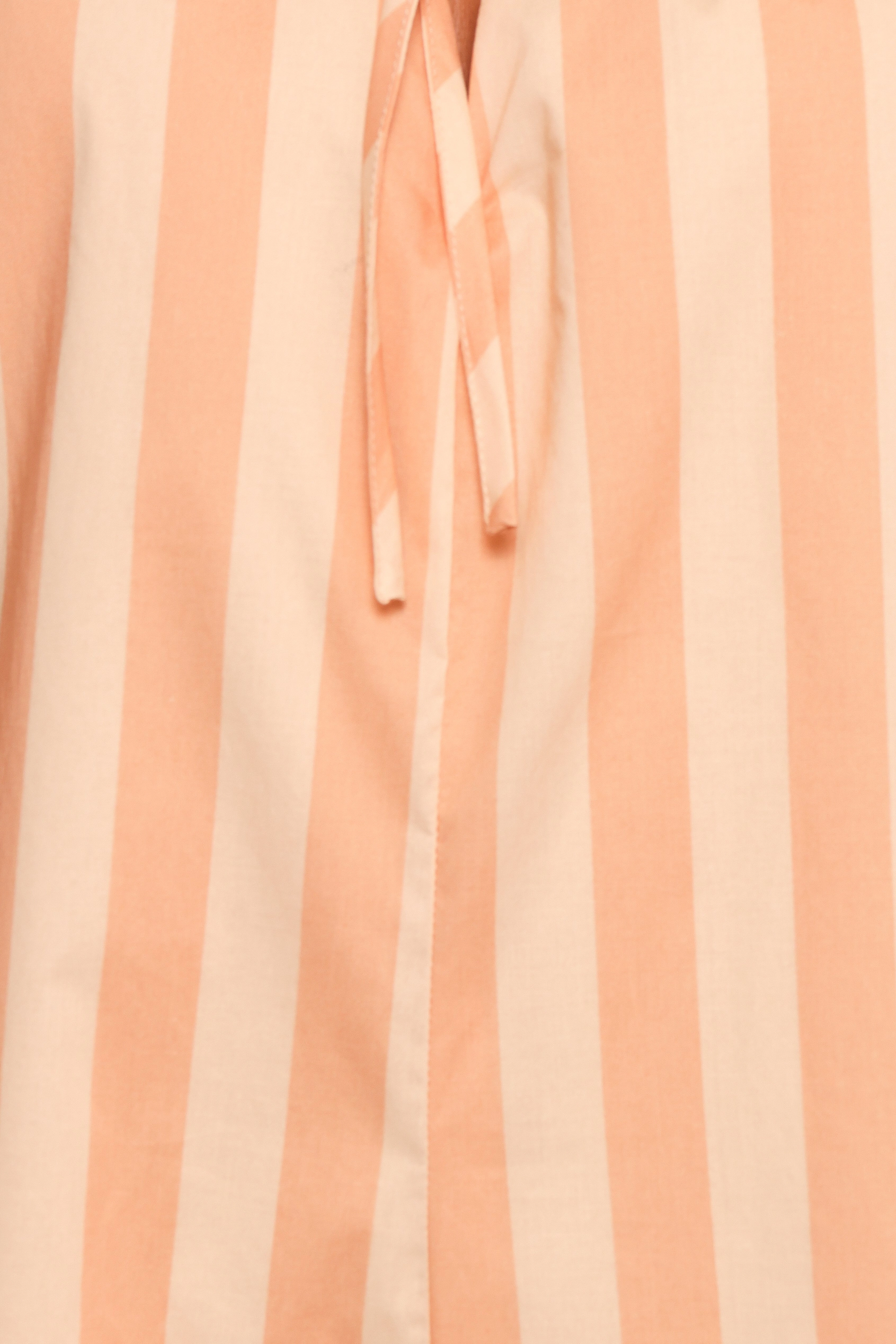 Carina Striped Playsuit - Terracotta Stripe