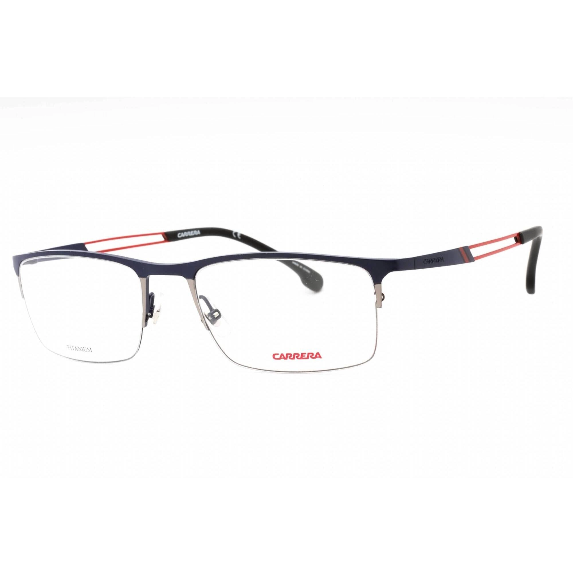Carrera Men's Eyeglasses - Blue Metal Rectangular Shape Full Rim Frame | 8832 0PJP 00