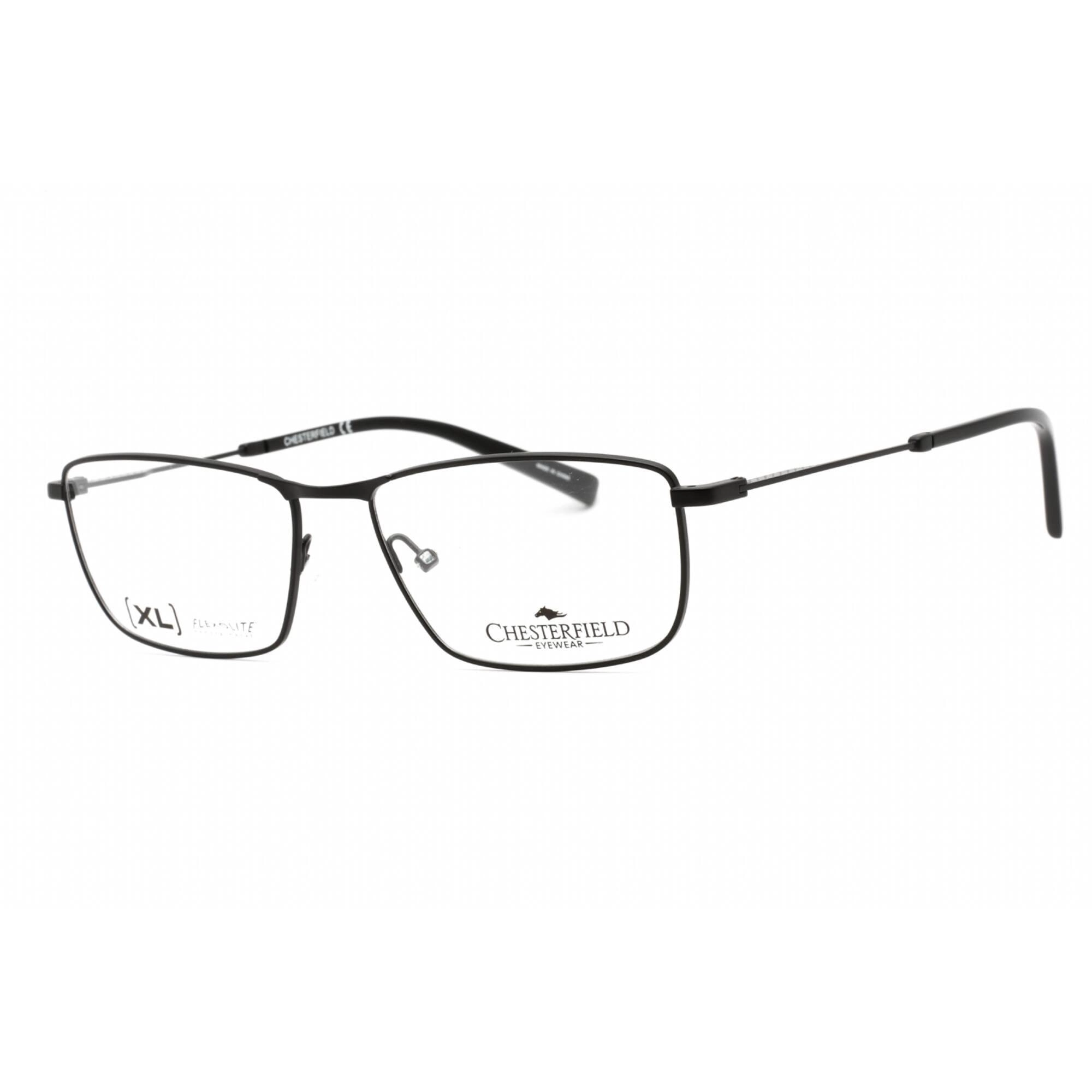 Chesterfield Men's Eyeglasses - Matte Black Rectangular Shaped | CH 80XL 0003 00