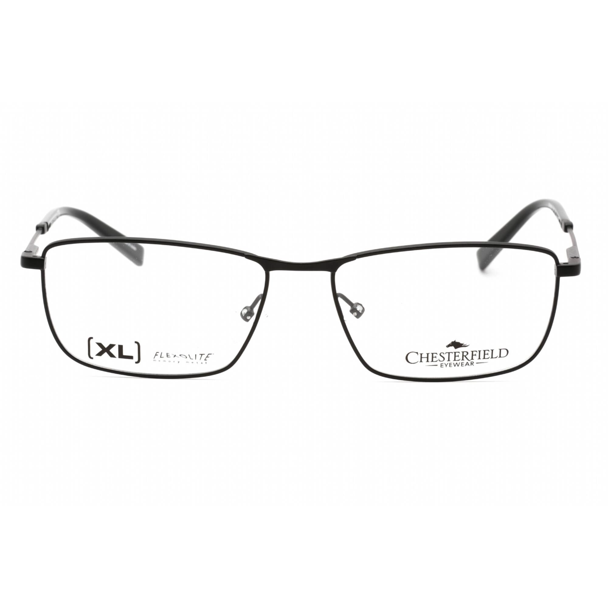 Chesterfield Men's Eyeglasses - Matte Black Rectangular Shaped | CH 80XL 0003 00