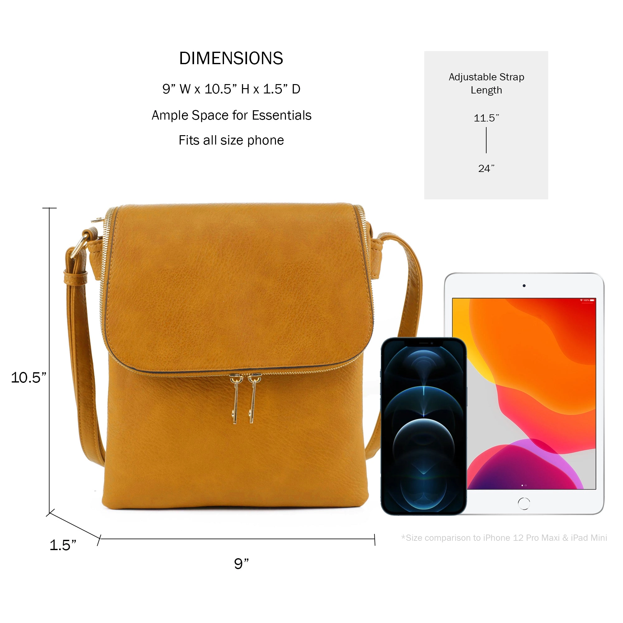 Cheyanne Concealed Carry Crossbody with Lock and Key