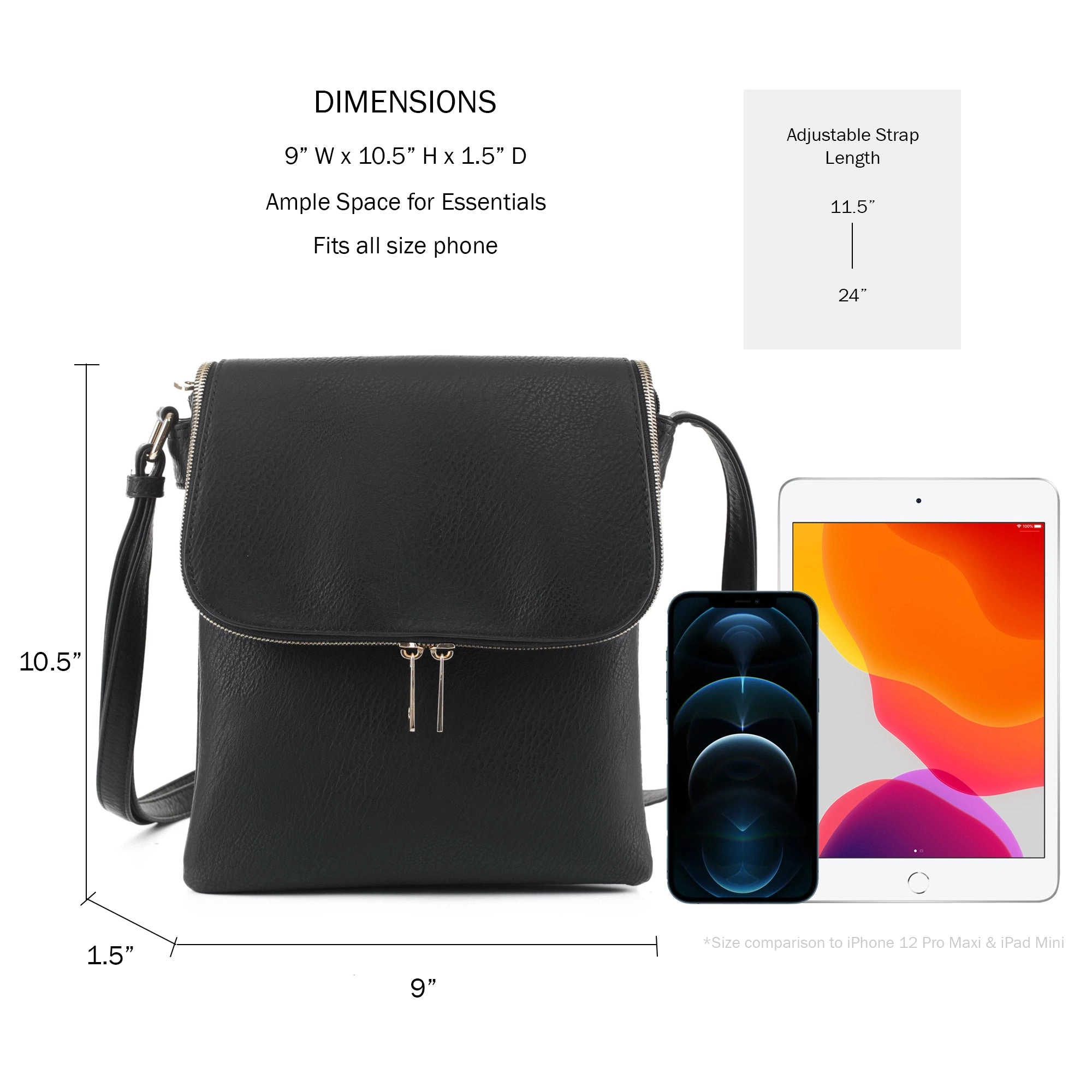 Cheyanne Concealed Carry Crossbody with Lock and Key