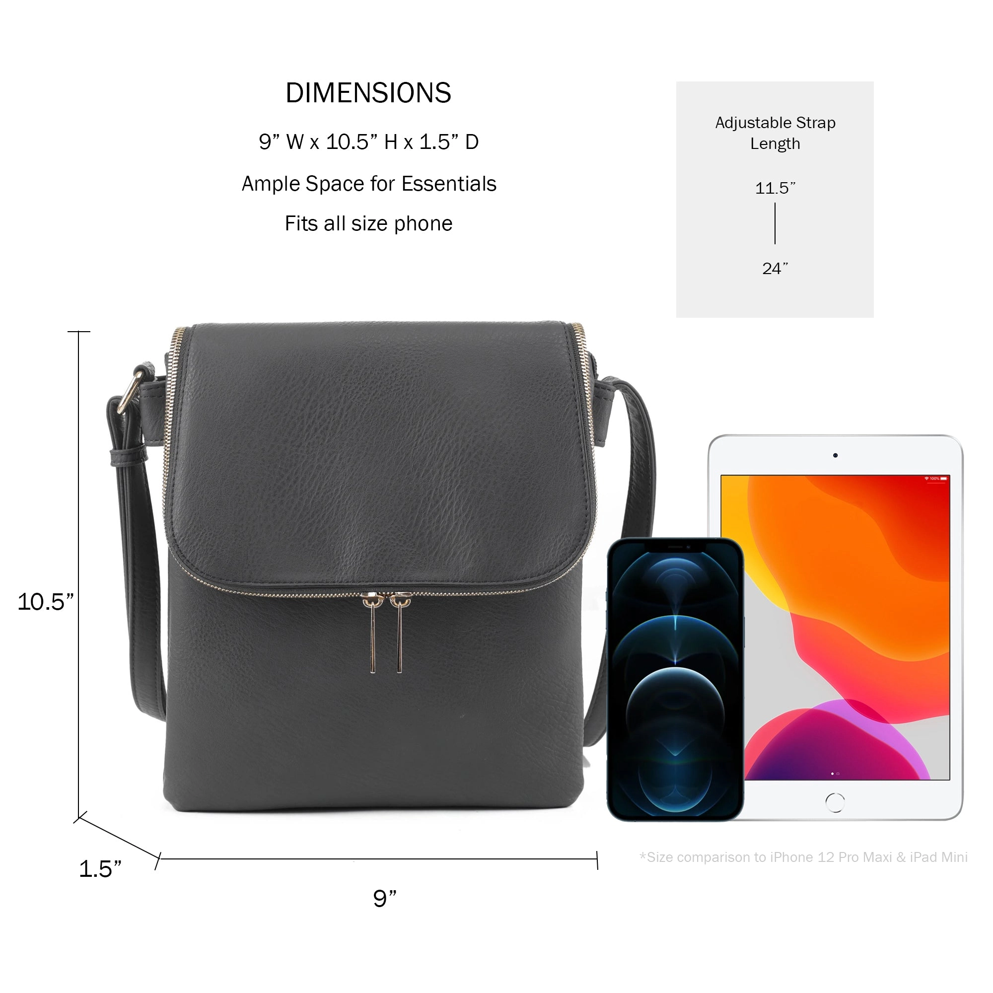 Cheyanne Concealed Carry Crossbody with Lock and Key