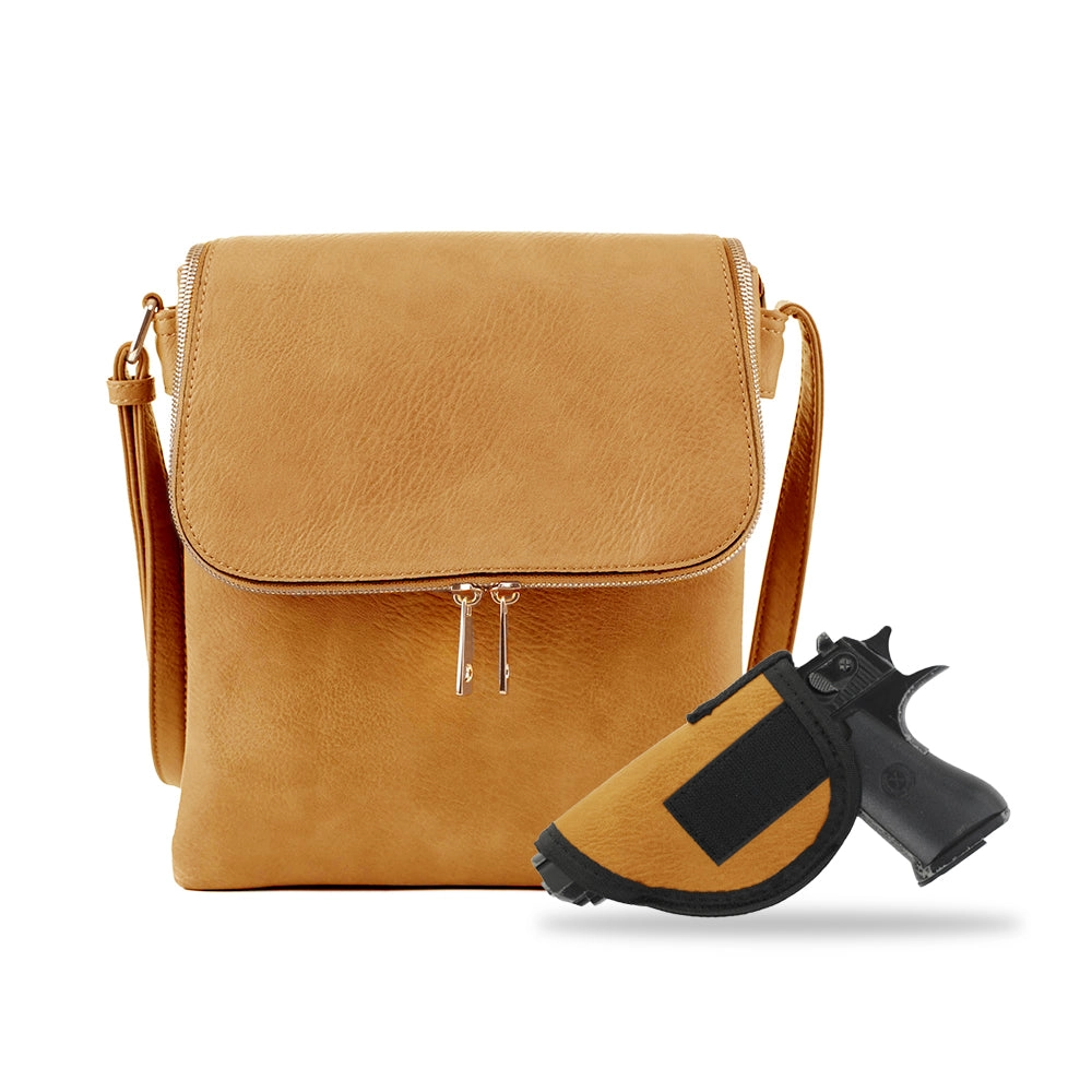 Cheyanne Concealed Carry Crossbody with Lock and Key
