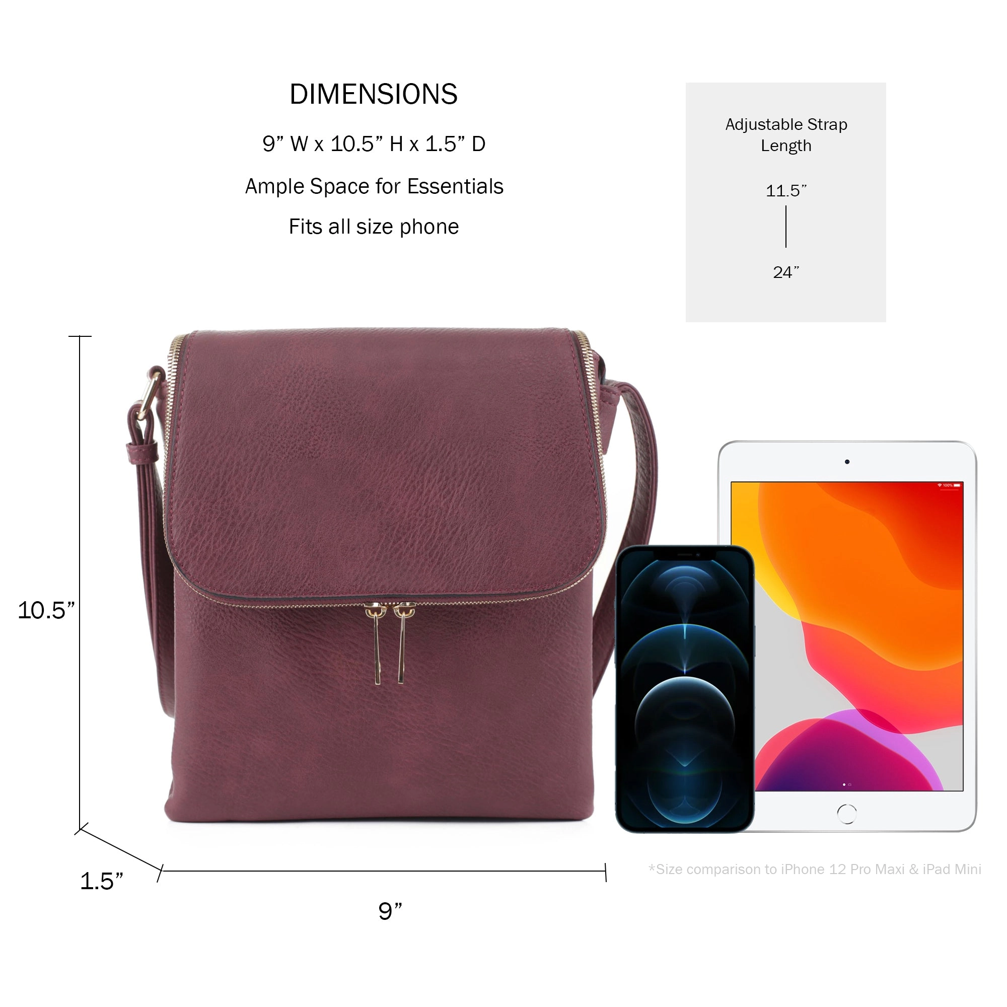 Cheyanne Concealed Carry Crossbody with Lock and Key