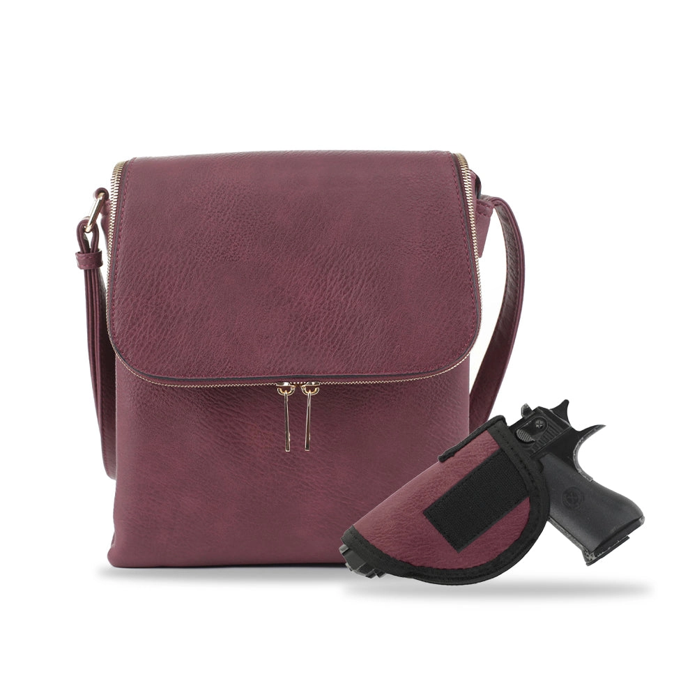 Cheyanne Concealed Carry Crossbody with Lock and Key
