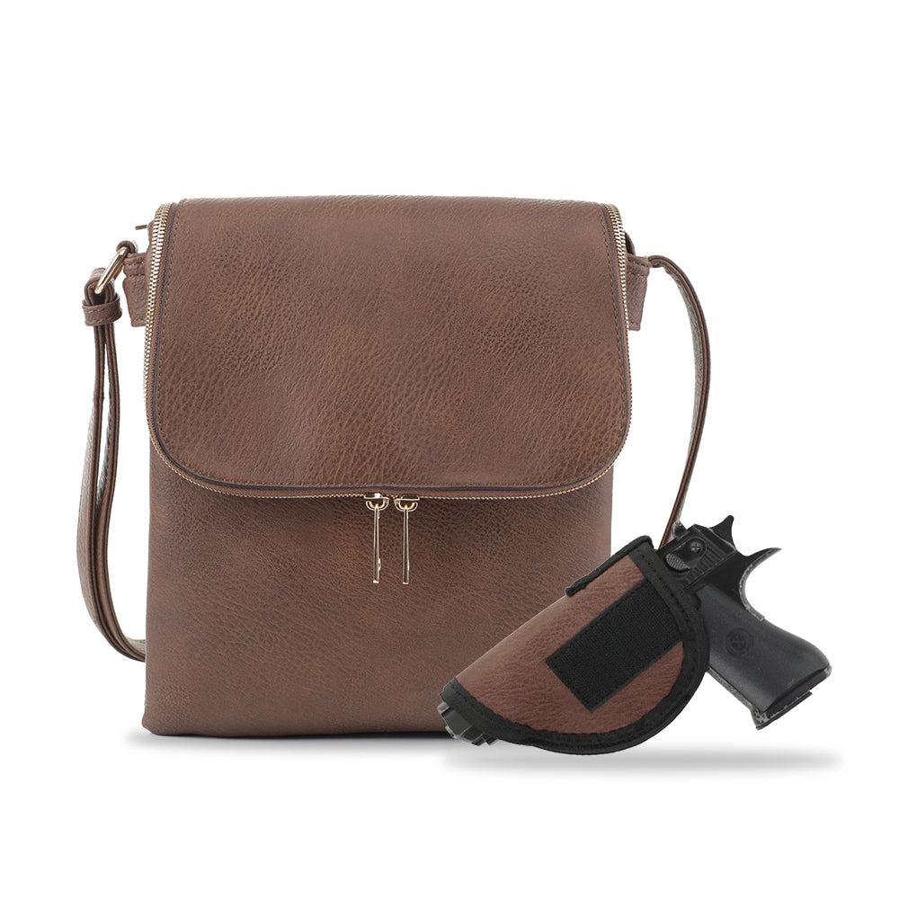 Cheyanne Concealed Carry Crossbody with Lock and Key