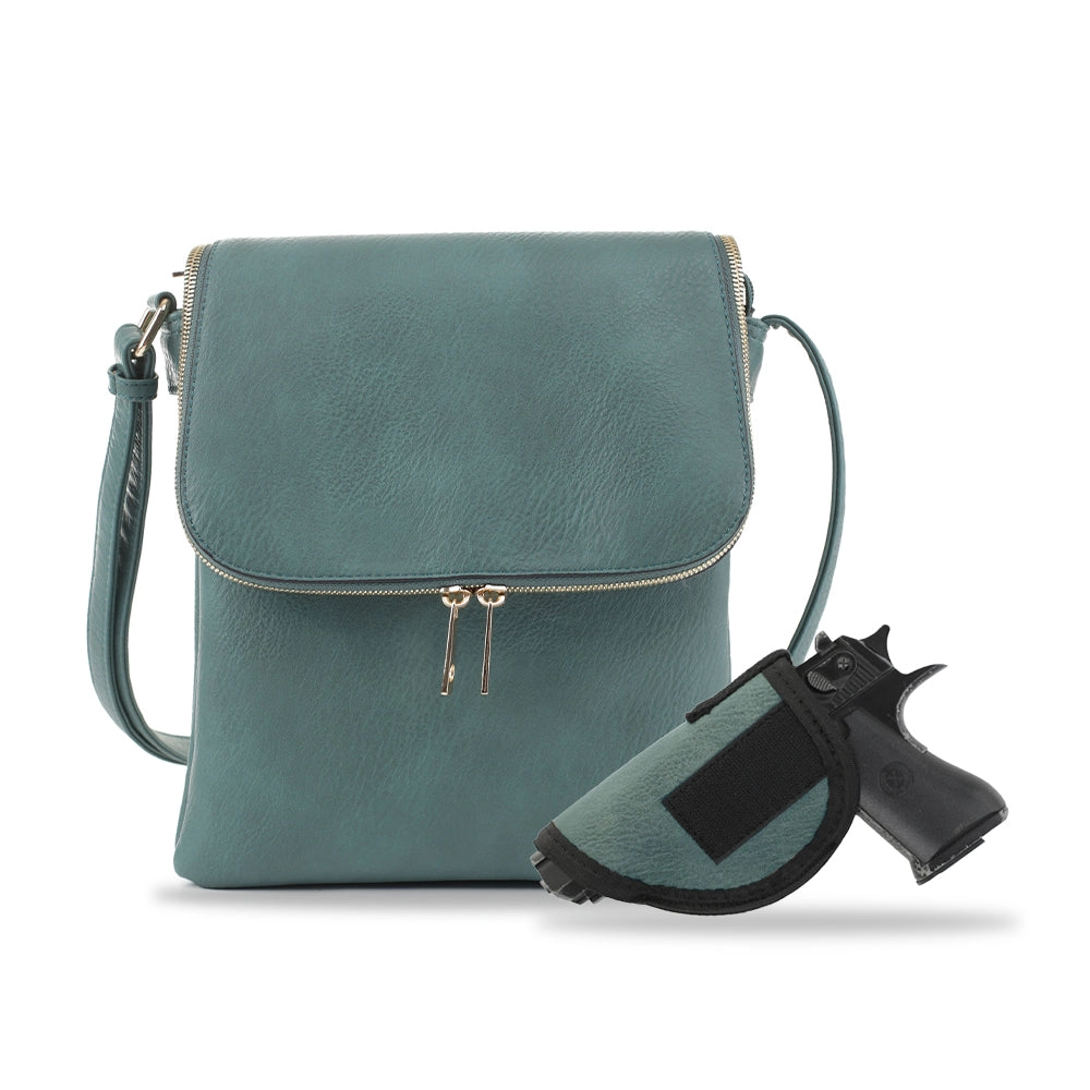 Cheyanne Concealed Carry Crossbody with Lock and Key
