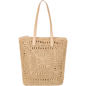 Coco Cool Straw Tote Bag