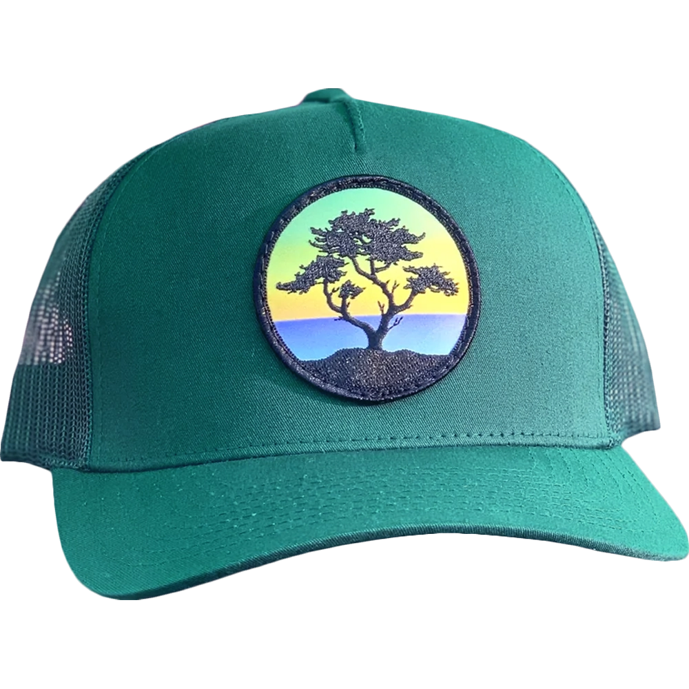 Curved Brim Trucker with Cypress Patch