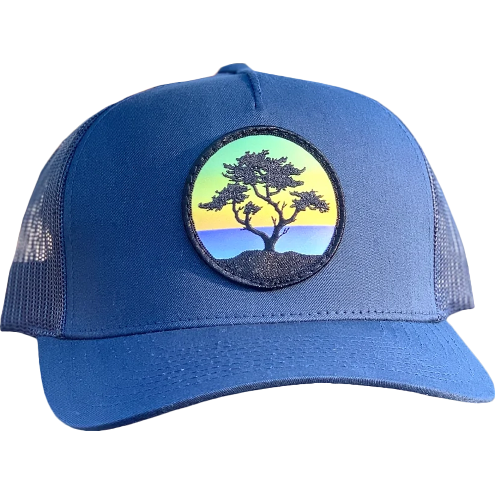 Curved Brim Trucker with Cypress Patch