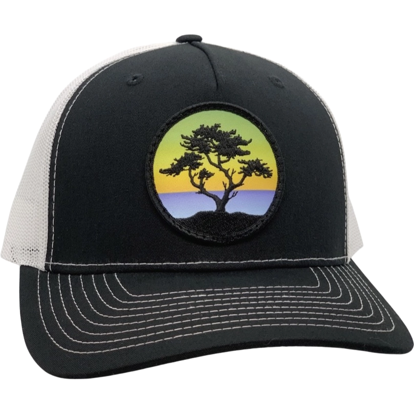Curved Brim Trucker with Cypress Patch