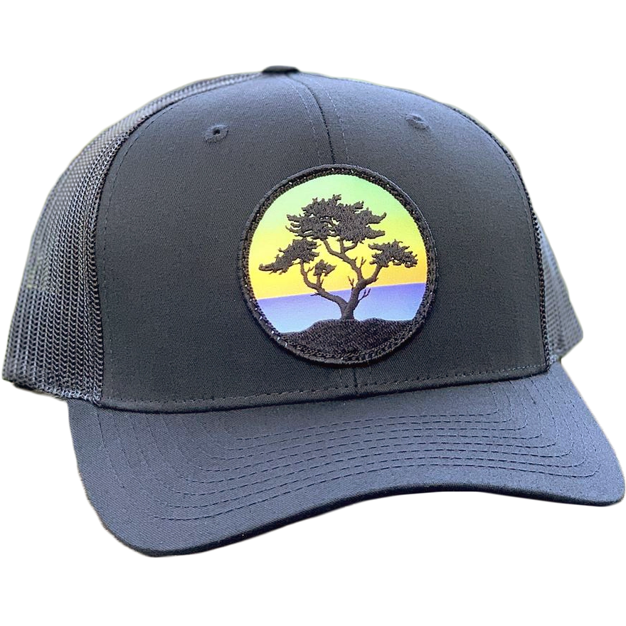 Curved Brim Trucker with Cypress Patch