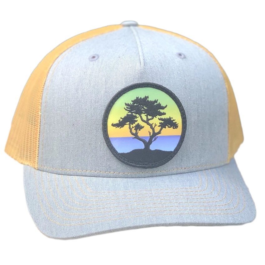 Curved Brim Trucker with Cypress Patch