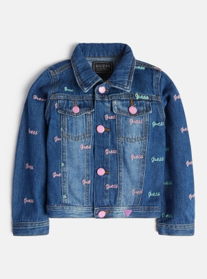 Denim Pastel Logo Jacket (2-7)
