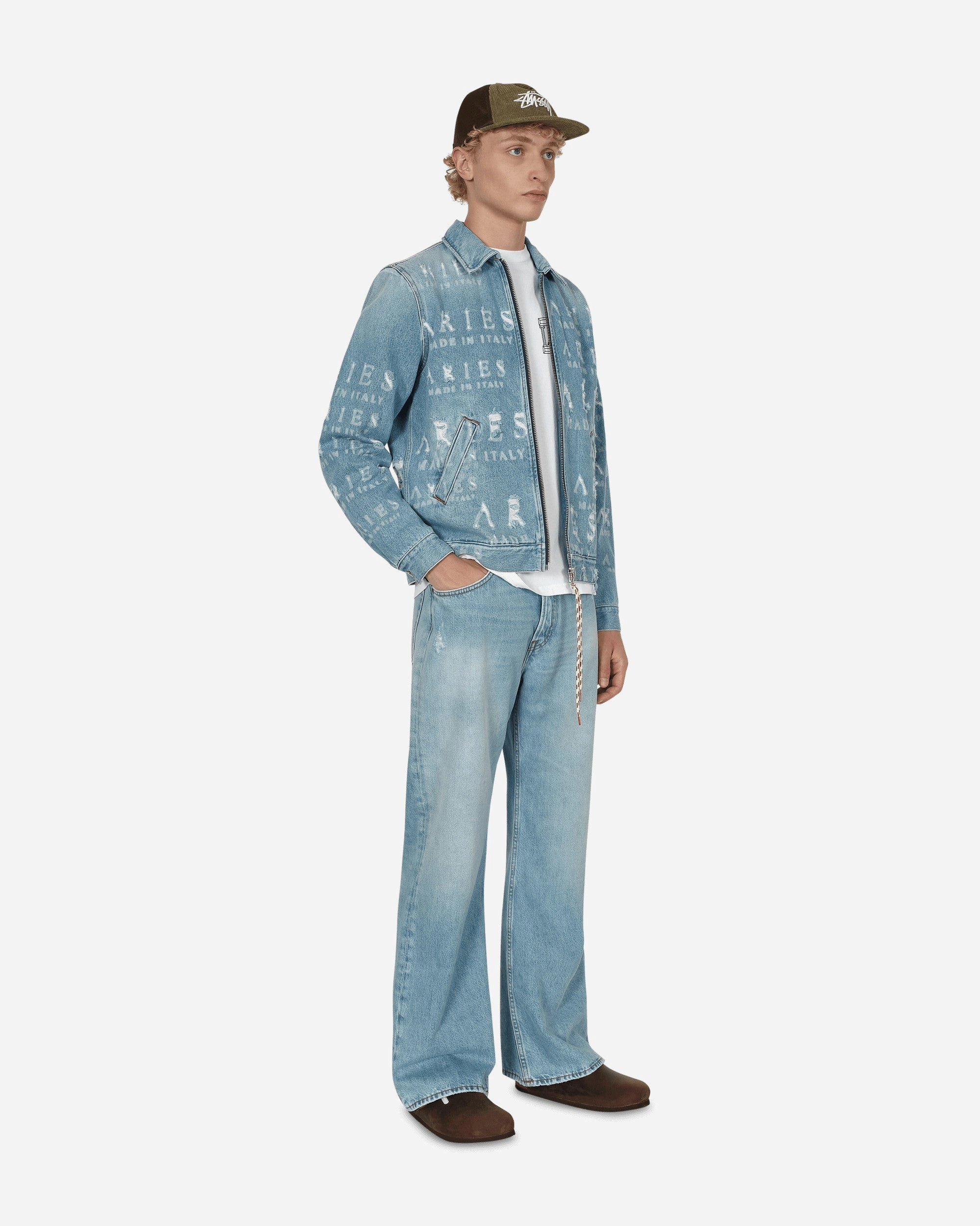 Destroyed Jean Jacket Blue
