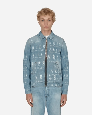 Destroyed Jean Jacket Blue