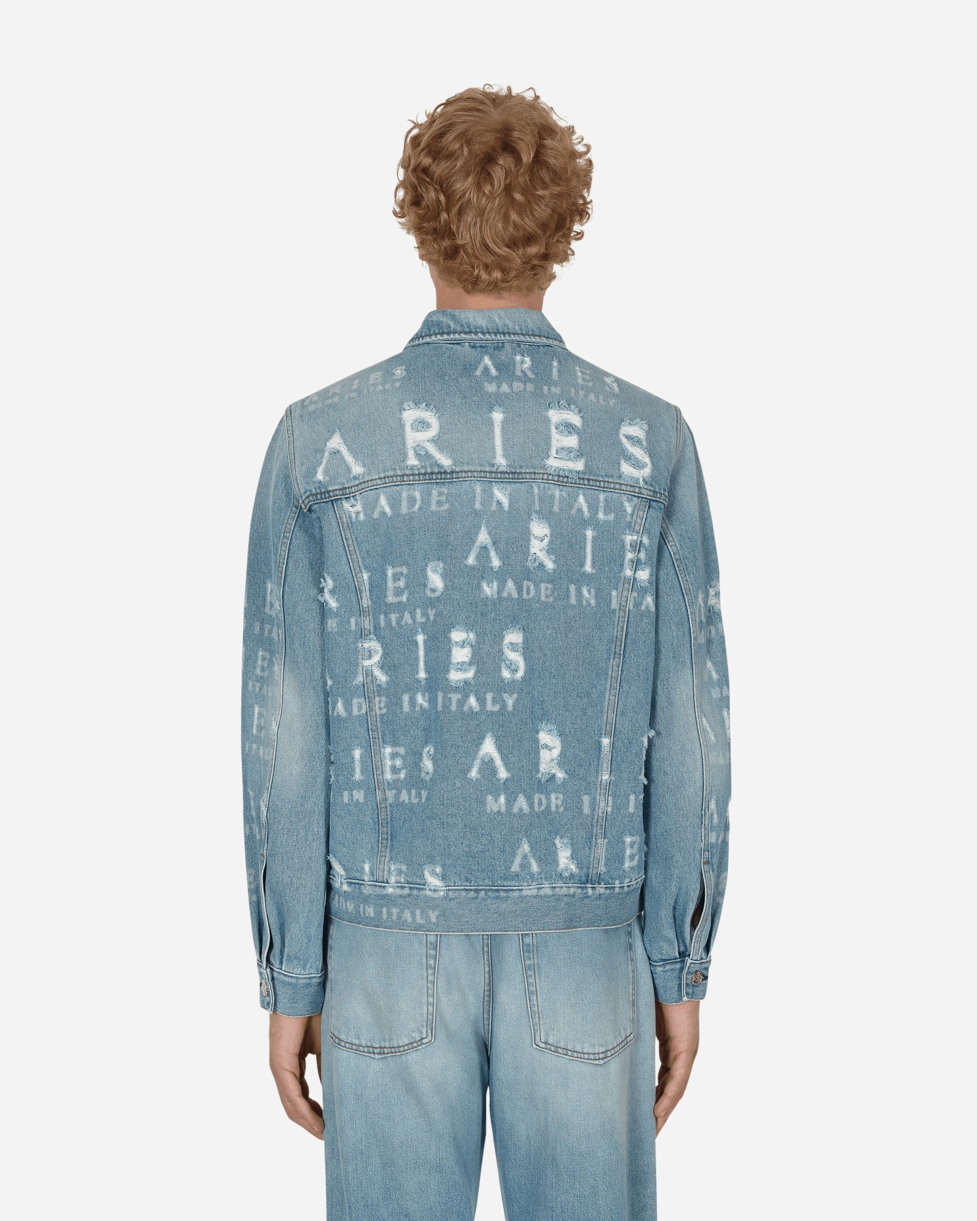 Destroyed Jean Jacket Blue