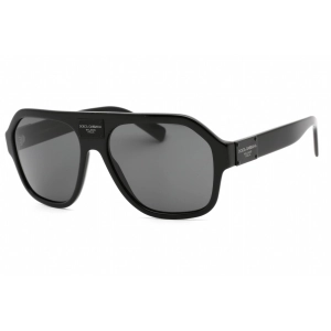 Dolce & Gabbana Men's Sunglasses - Black Aviator Shape Full Rim Frame | 0DG4433 501/87