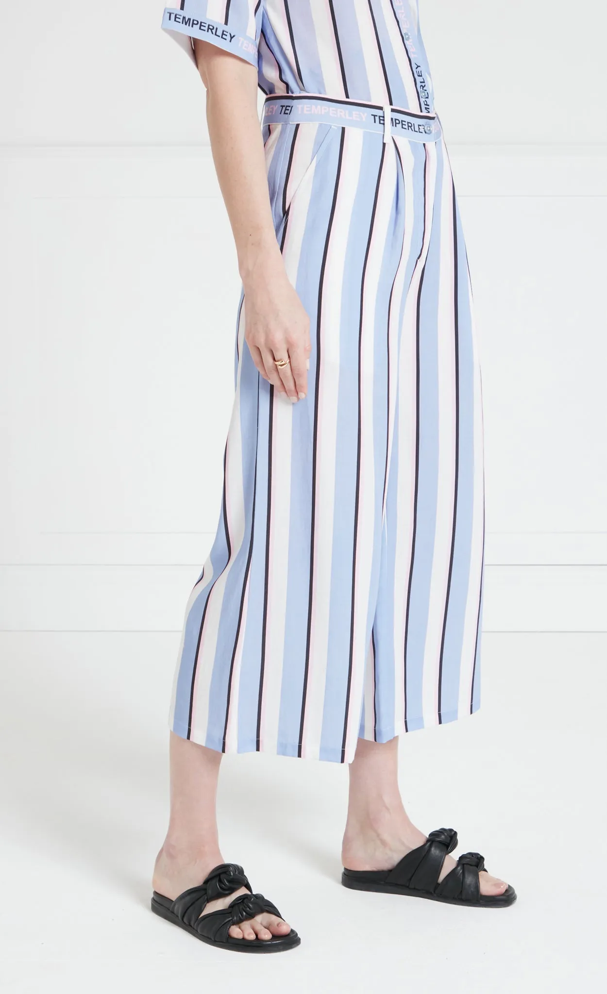 Dominique Trousers - Blue Mix