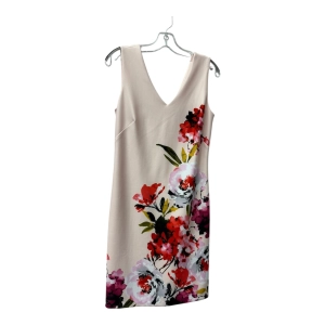 Dress Casual Short By Donna Ricco In Pink & Red, Size:S