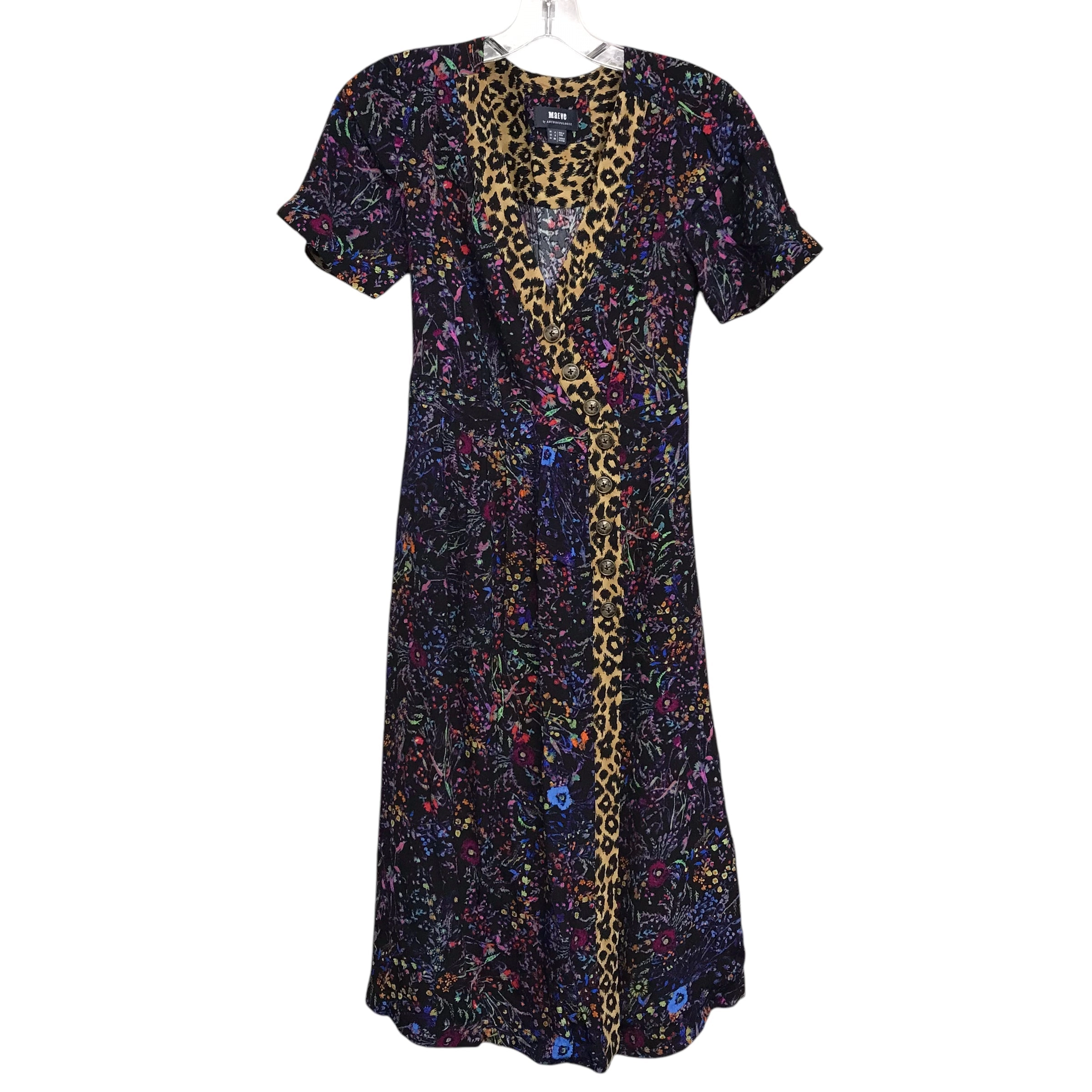 Dress Casual Short By Maeve In Multi, Size:Xxs