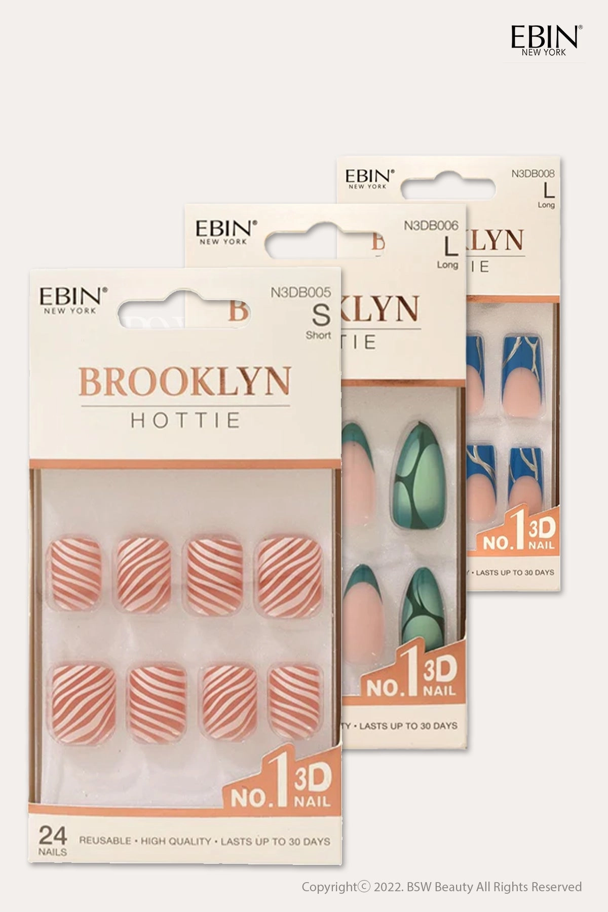 EBIN 3D NAIL BROOKLYN COLLECTION