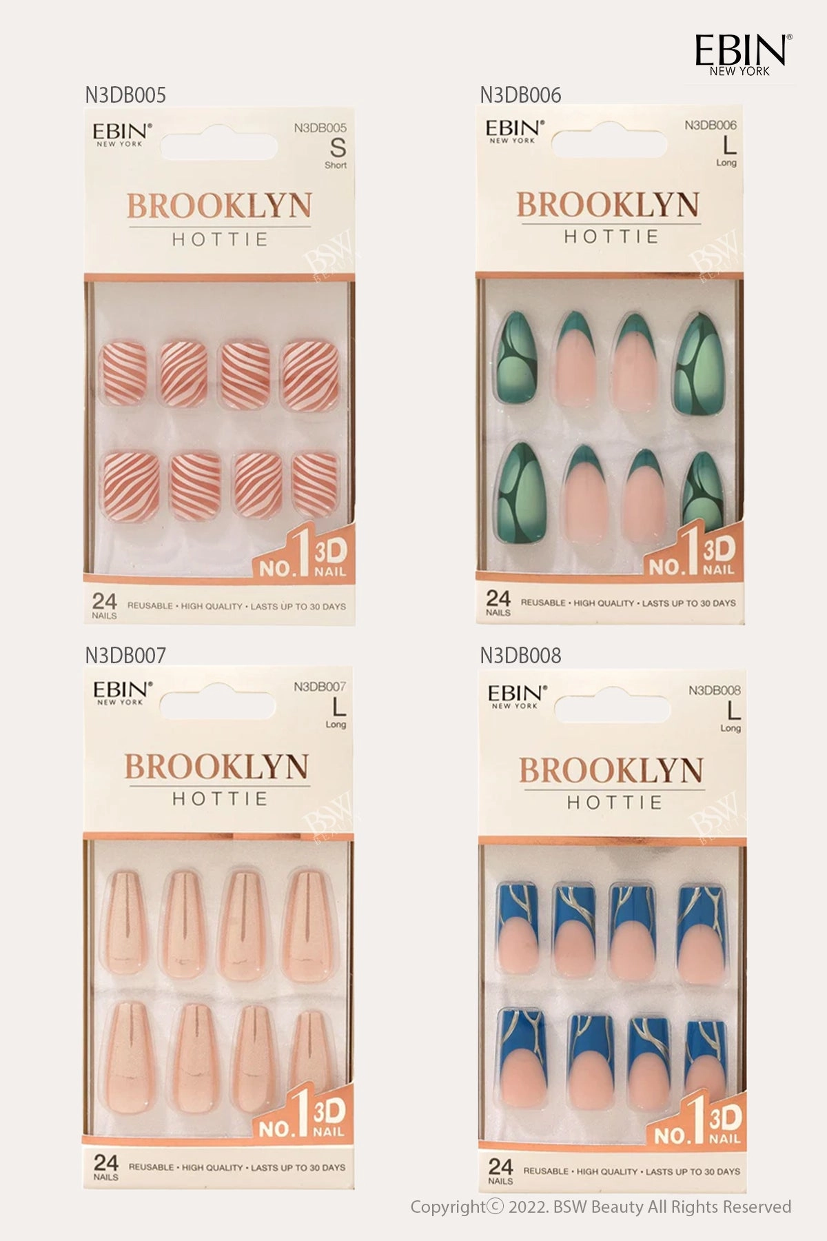 EBIN 3D NAIL BROOKLYN COLLECTION