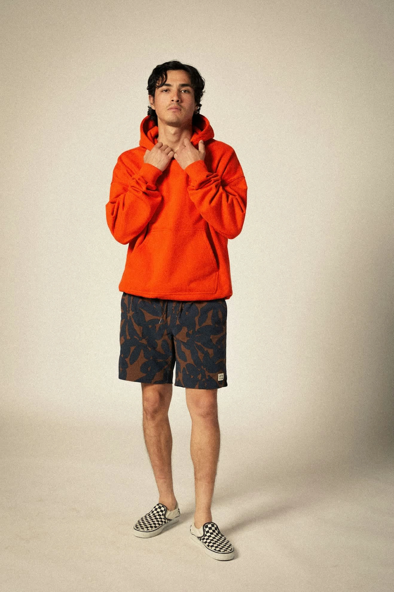 Everyday Stretch Hybrid Short 5.5 - Pinecone Brown Floral