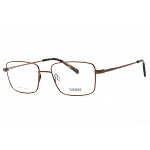 Flexon Men's Eyeglasses - Dark Brown Rectangular Full Rim Frame | FLEXON H6058 205