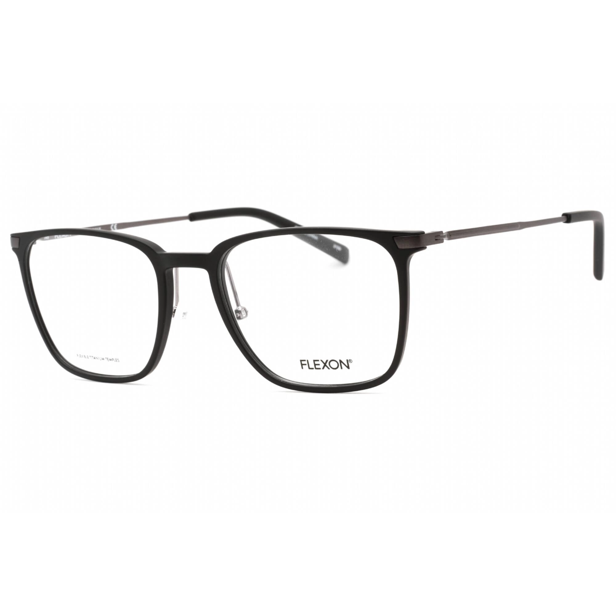 Flexon Men's Eyeglasses - Matte Black Injected Propionate Frame | FLEXON EP8001 002