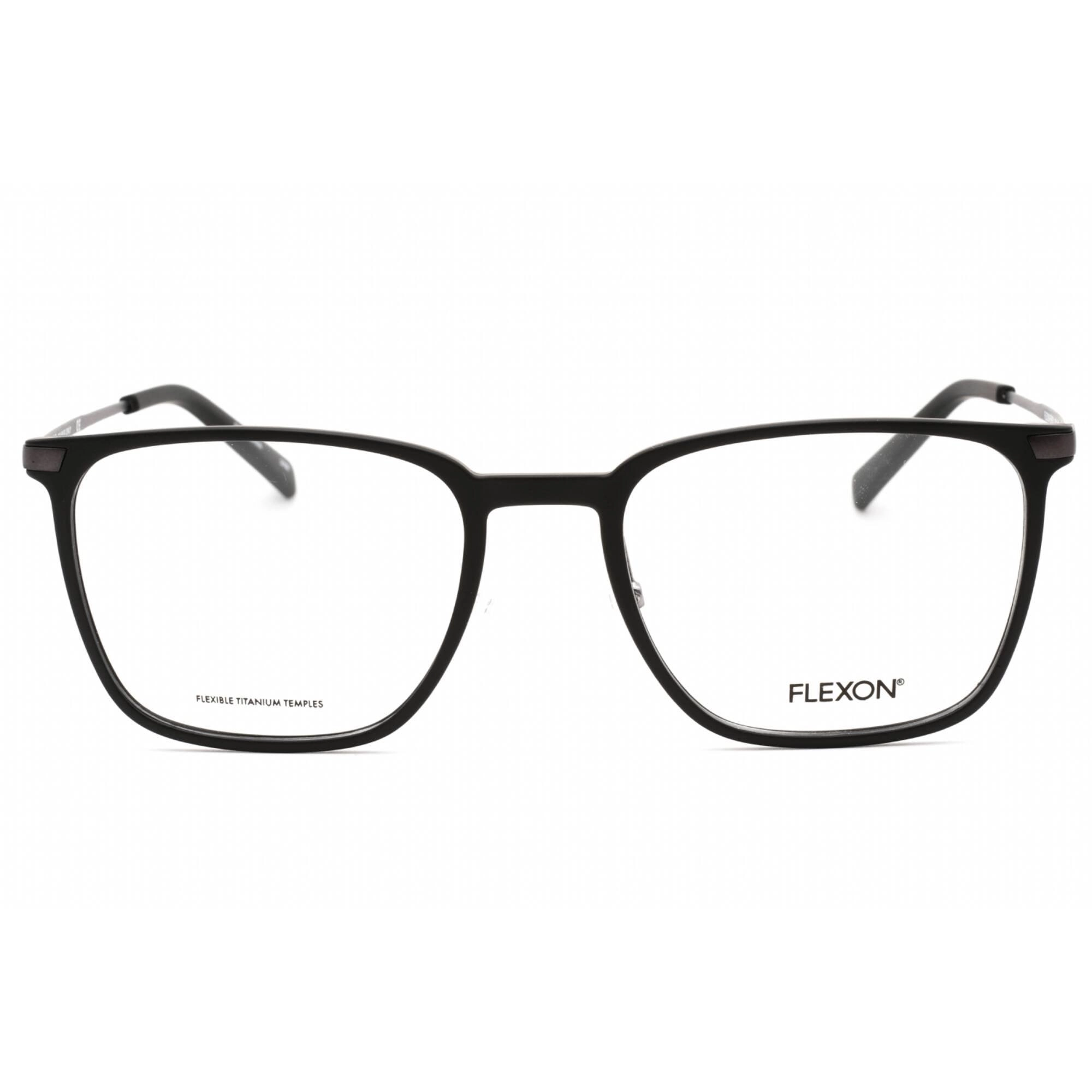 Flexon Men's Eyeglasses - Matte Black Injected Propionate Frame | FLEXON EP8001 002