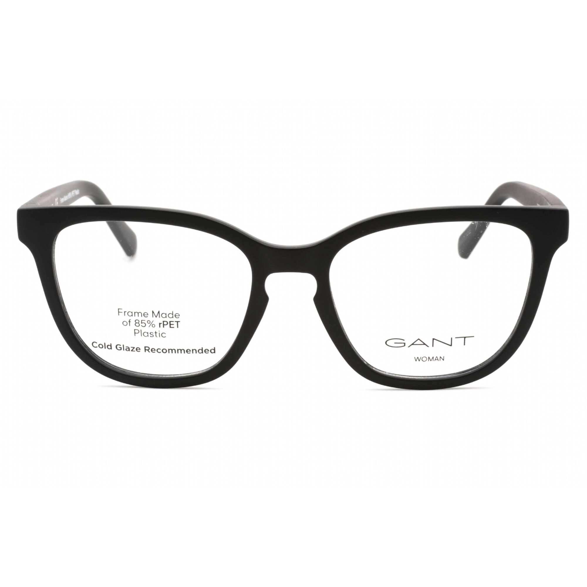 Gant Men's Eyeglasses - Matte Black Plastic Full Rim Rectangular Frame | GA3277 002