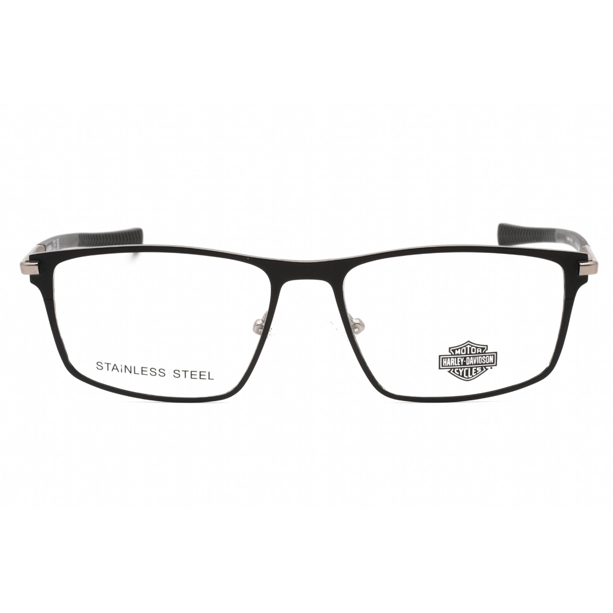 Harley Davidson Men's Eyeglasses - Black/Other Metal Rectangular Frame | HD0978 005