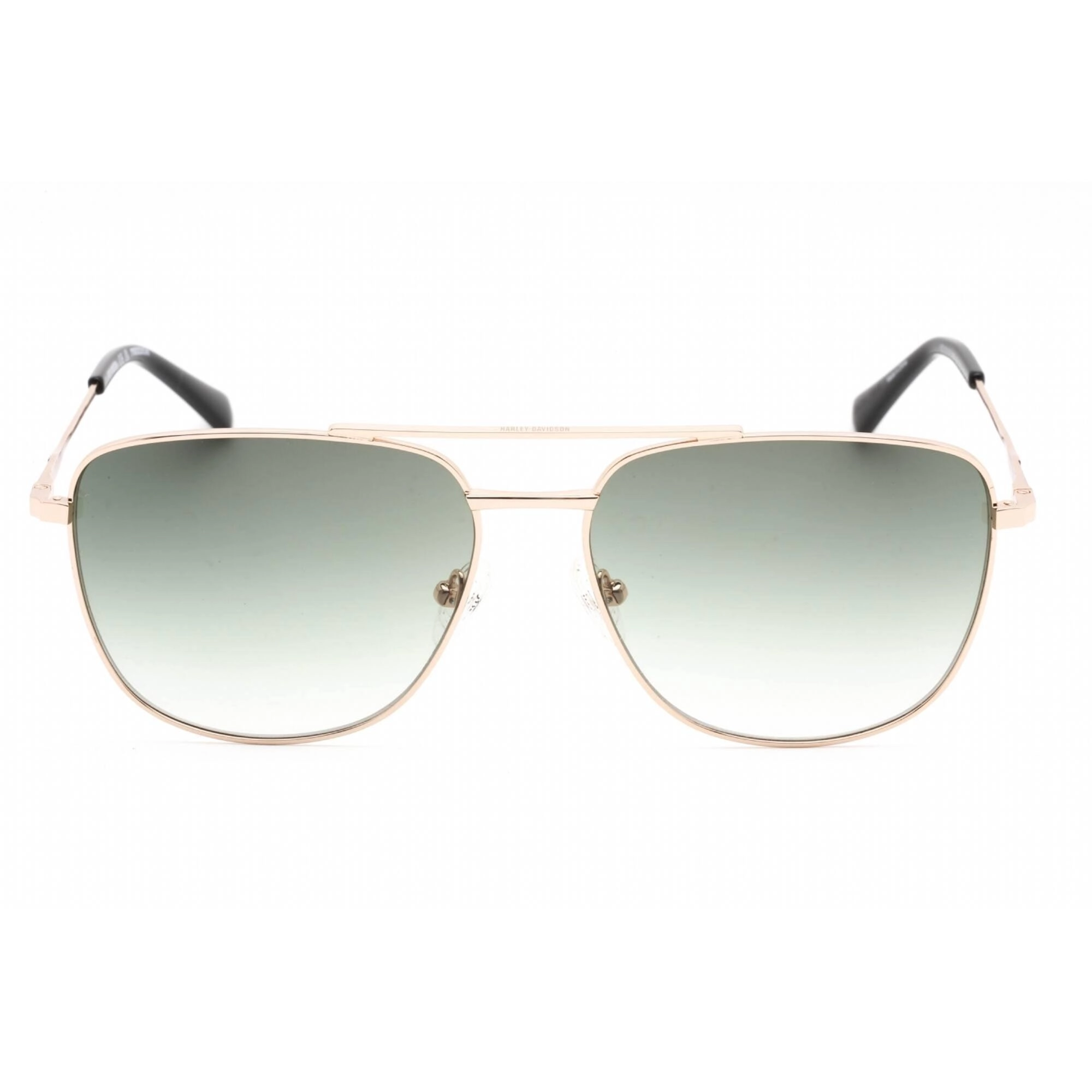 Harley Davidson Men's Sunglasses - Gold Metal Full Rim  Frame | HD1011X 32P