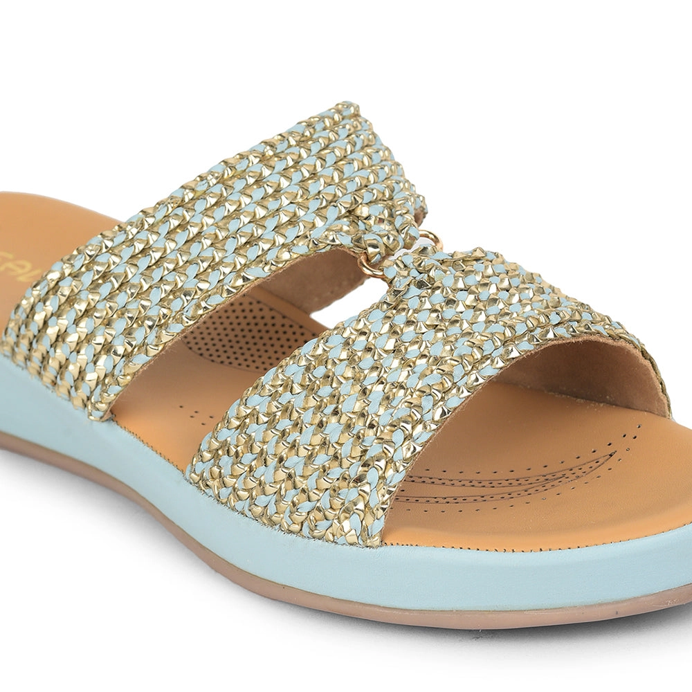 Healers Casual (S.Blue) Slippers For Ladies GF-03 By Liberty