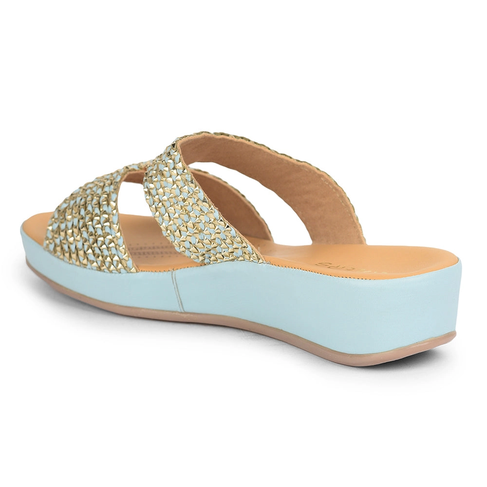 Healers Casual (S.Blue) Slippers For Ladies GF-03 By Liberty