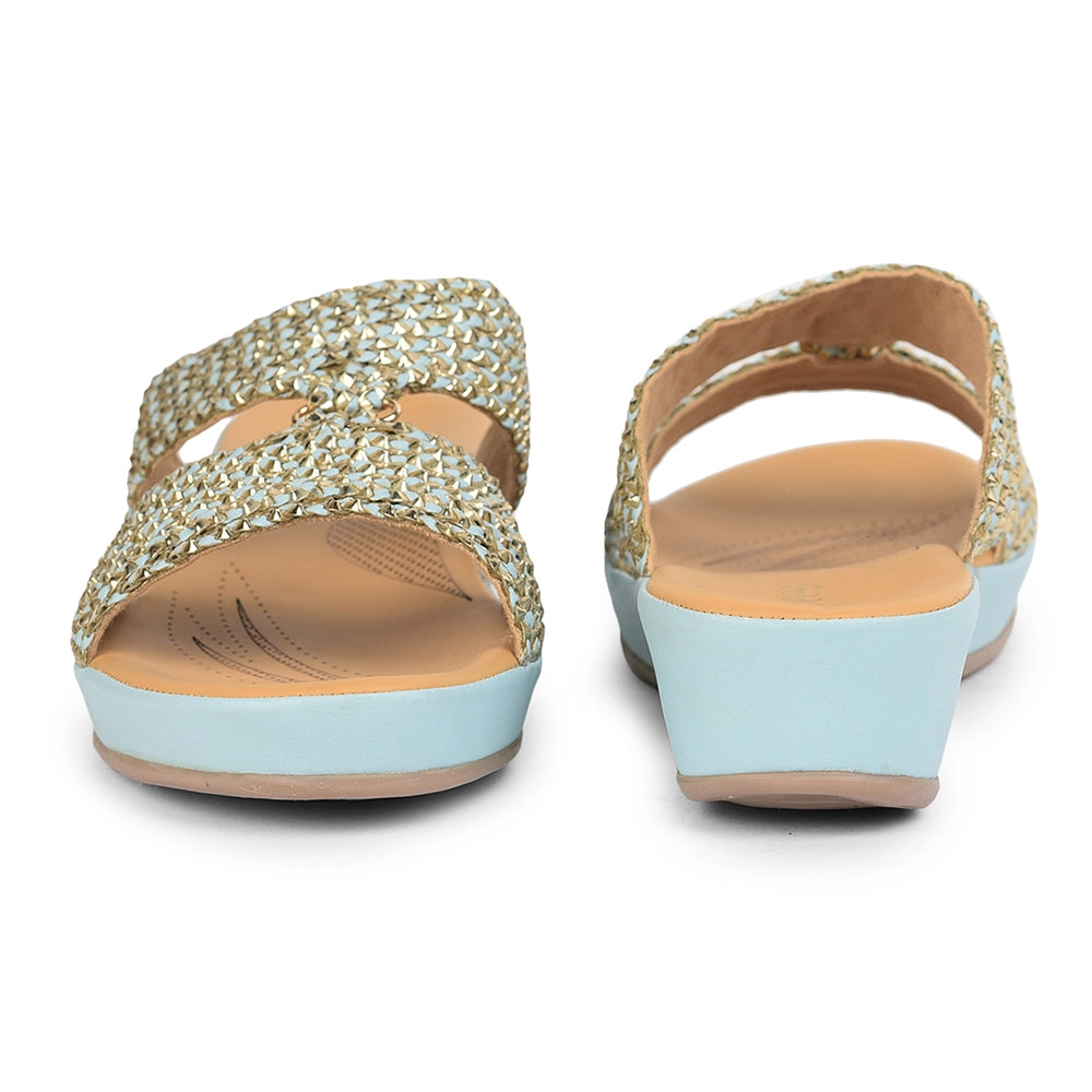 Healers Casual (S.Blue) Slippers For Ladies GF-03 By Liberty